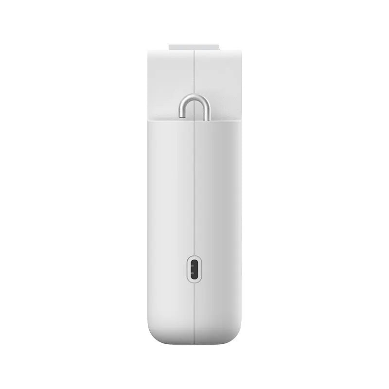 White USB-powered electric curtain opener unit with automatic open and close function.