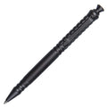 Gunmetal grey titanium alloy tactical pen with push-action mechanism and 0.5mm nib in a gift box.