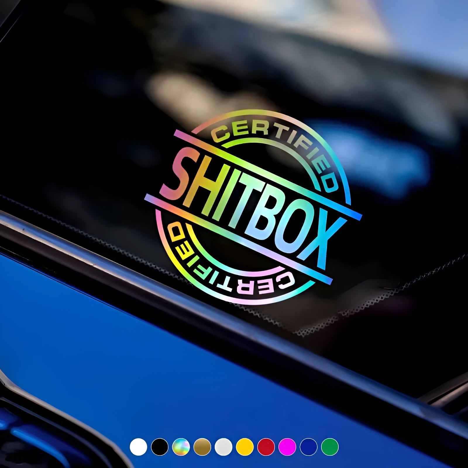 13x12cm car body sticker for adhesive vehicle decoration in various colour options