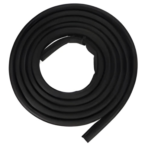 Black rubber sliding door seal strip for Toyota Hiace high roof van, 5 metres long