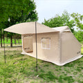 Outdoor camping inflatable cotton tent double layer quick open Oxford cloth 12 flat for 3-4 persons
