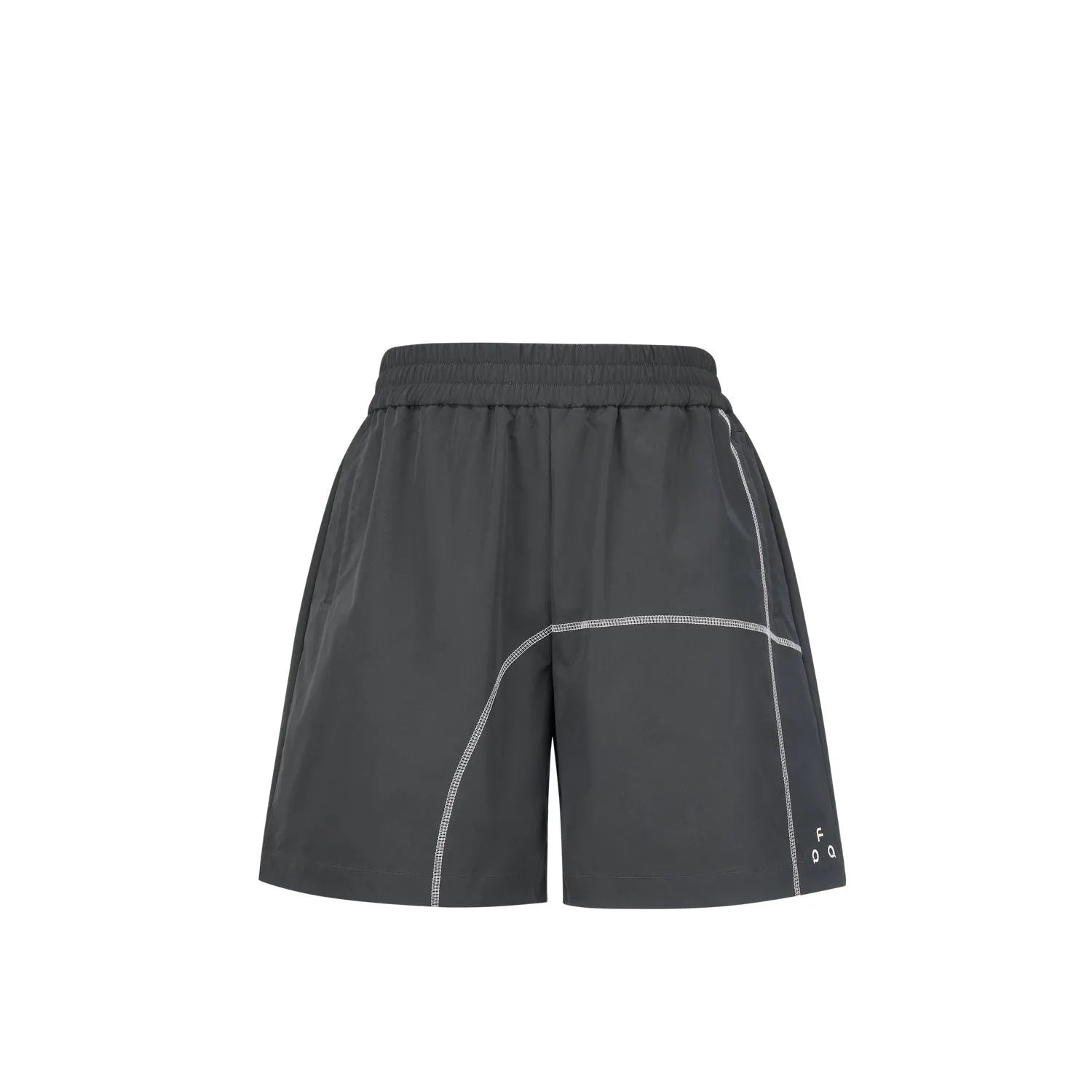 Men's functional drawstring beach shorts in high-elasticity polyester fabric