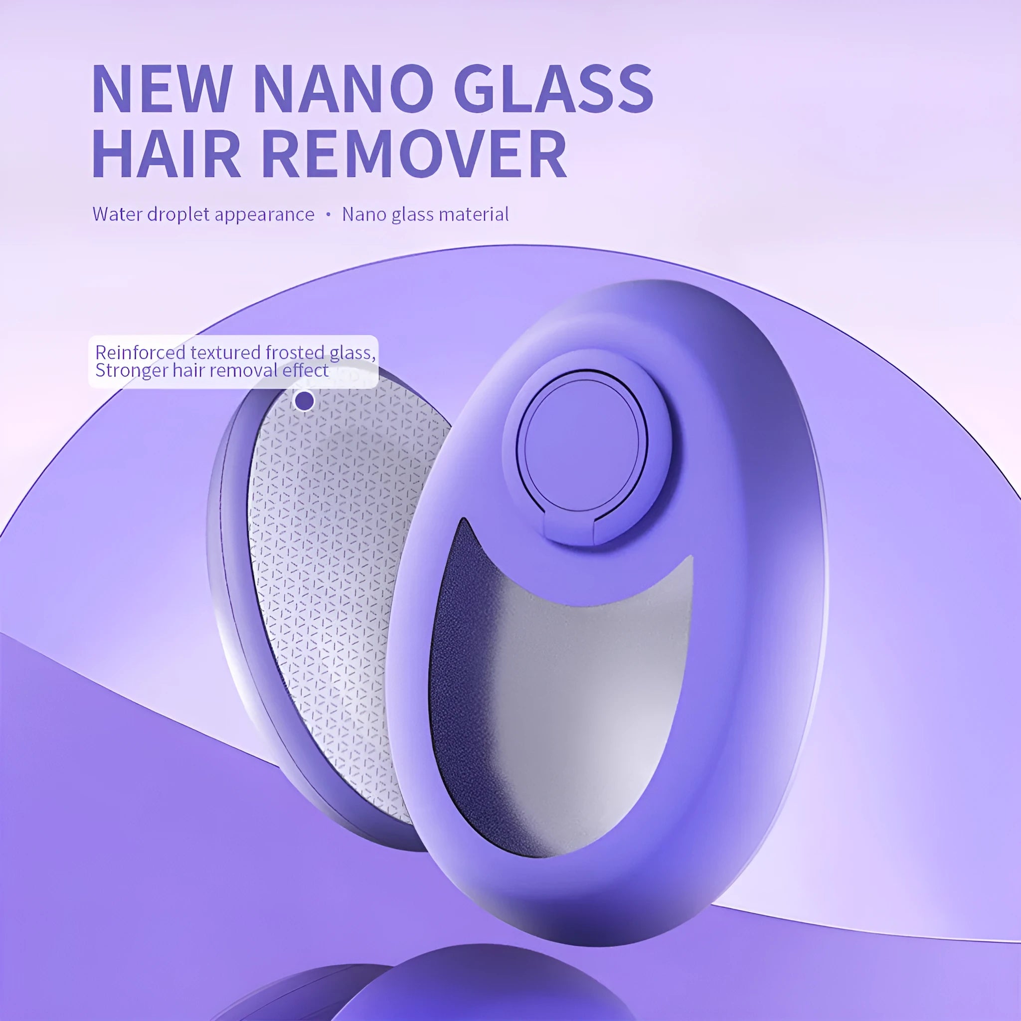 Upgrade Crystal Magic Crystal Epilator hair removal device in black with frosted finish finish