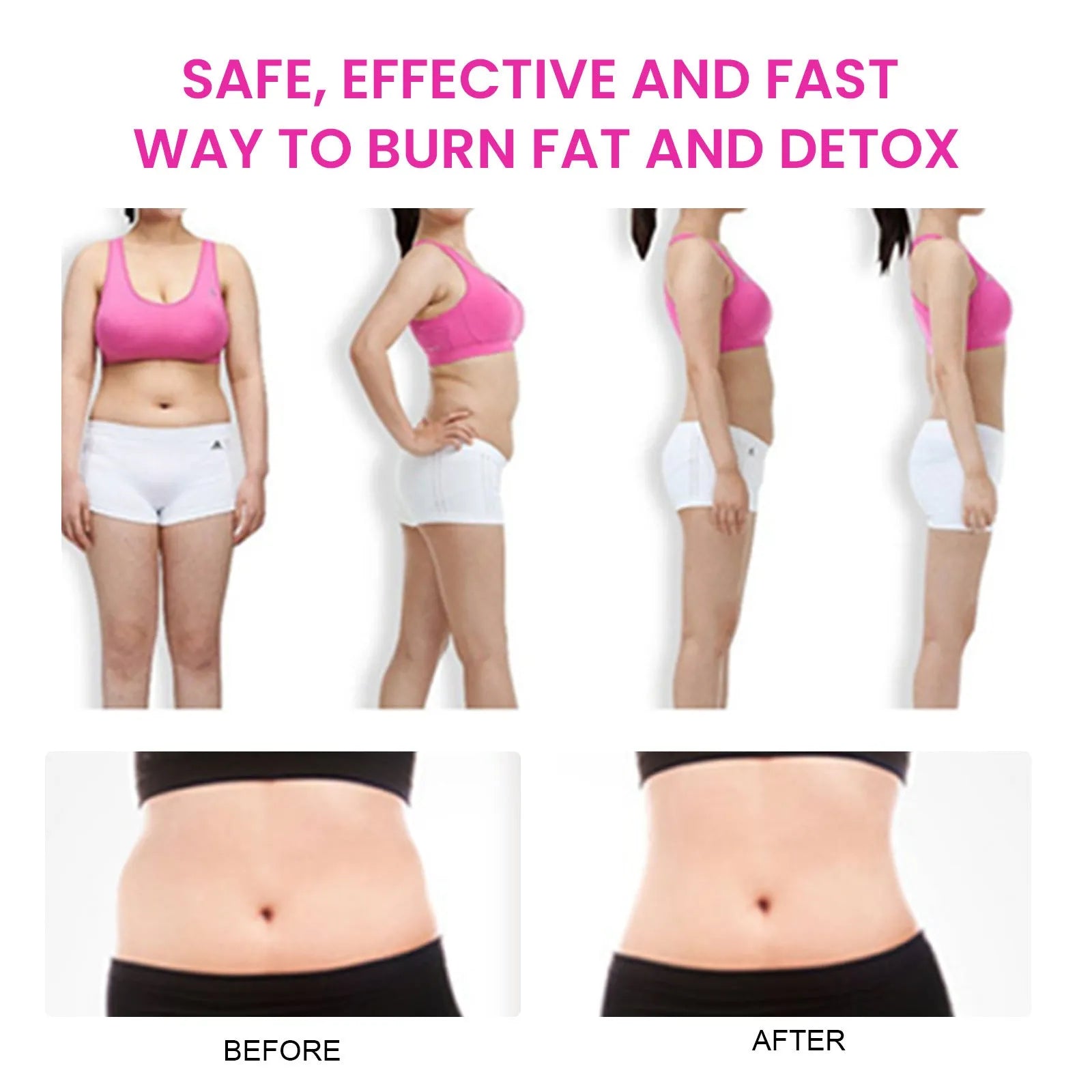 Green tea slimming belly firming product with 28 individual sachets for weight management
