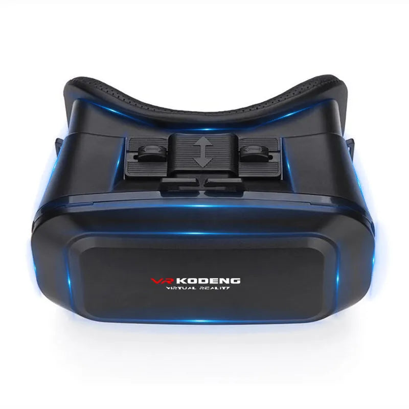 K2 Smart VR Glasses black resin head mounted virtual reality headset with card slot for smartphone