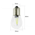 12V LED lamp bulb with high temperature resistance glass cover for 1156 1157 car brake tail light in red white yellow 6000K