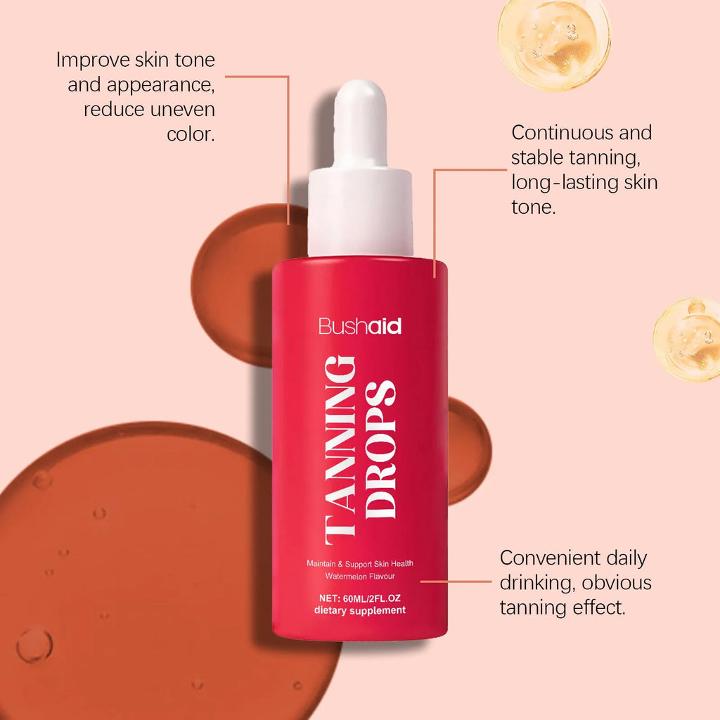 60ml droplet bottle of sun-free natural blackness serum with mint and watermelon extract.