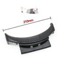 Mercedes C-Class GLC armrest button cover panel in silver, black, and carbon finishes