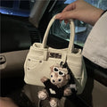 Women's casual shoulder bag in soft PU material with standard size