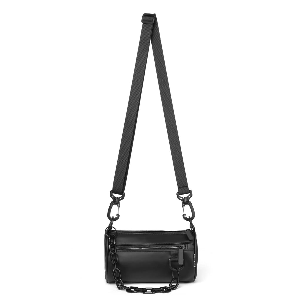 Waterproof Oxford cloth messenger bag with chain detail in urban simplicity style