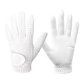 White suede PU golf gloves size 20 for men and women sports protection