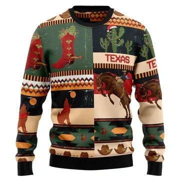 Men's loose fit long sleeve printed sweatshirt in air layer fabric, side view on model