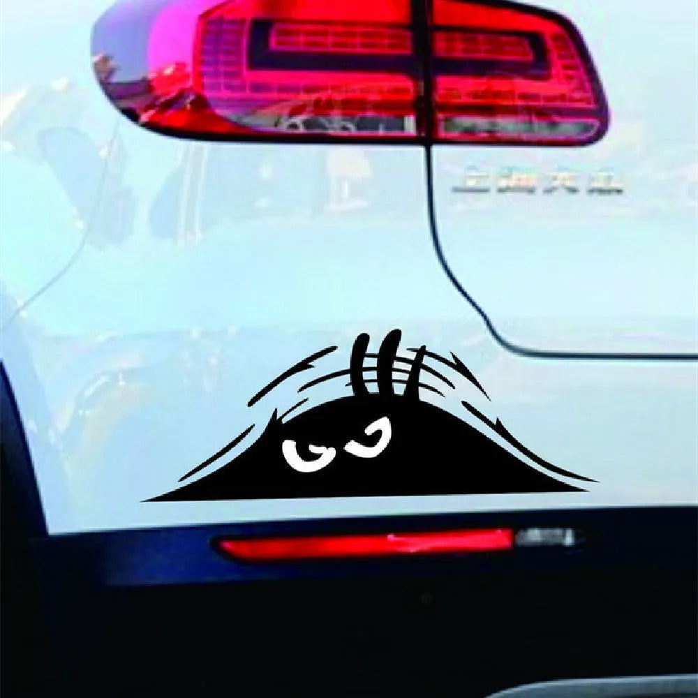 Four self-adhesive body sticker designs: colourful smiley, black angry face, black smiley, and white smiley.