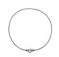 S925 sterling silver clavicle necklace with geometric pendant on silver chain