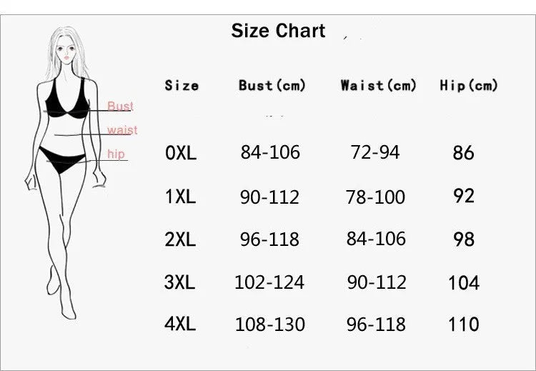 Women's plus size floral print one-piece swimsuit in split colours