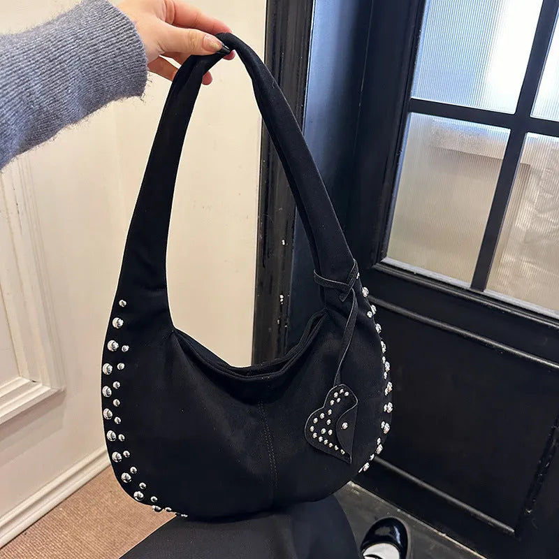 Soft plush retro tote handbag for women in a choice of five colours.