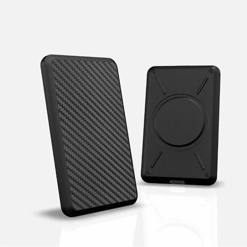 Black plastic wireless CarPlay box with TYPE-C and TF interfaces for car display integration