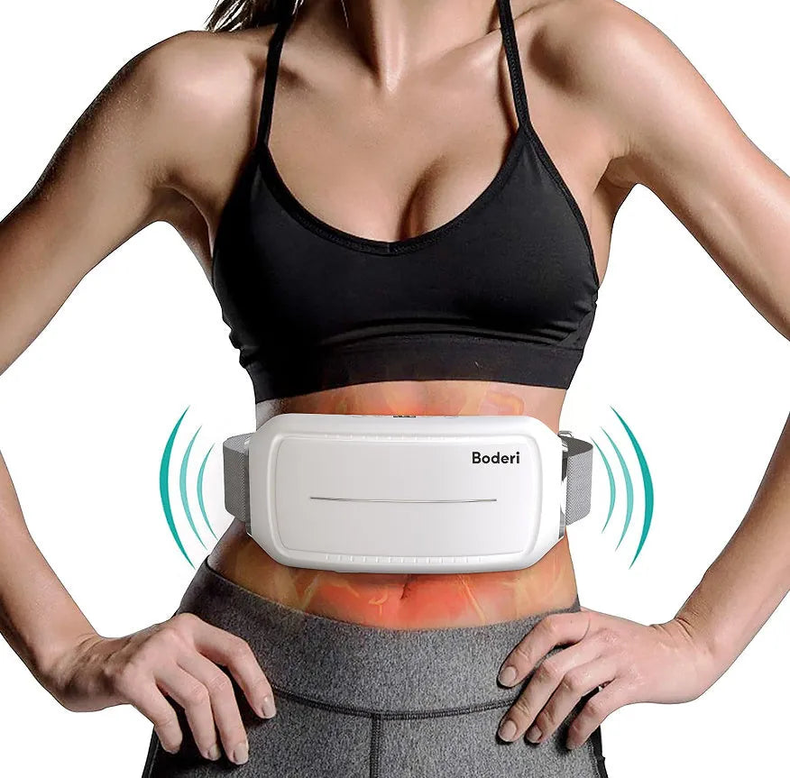 White Tummy Machine abdominal exercise trainer with adjustable resistance settings and digital timer display