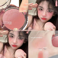 Bubble gradient blush rouge in six natural pseudo plain colour shades for dry skin types