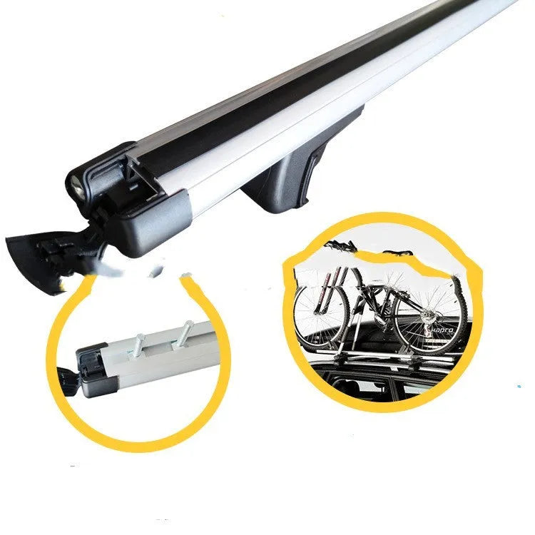 Alloy roof rack crossbars for General Motors SUV vehicles with 75kg capacity