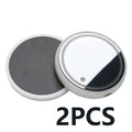 Colourful LED light-up coaster for car cup holder with non-slip surface and USB cable.