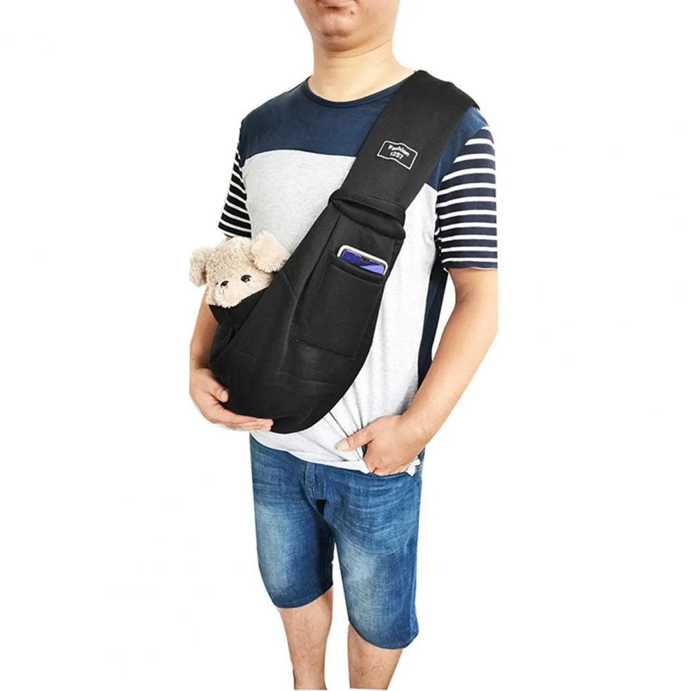 Folding cat messenger backpack with breathable mesh panels in multiple colour options