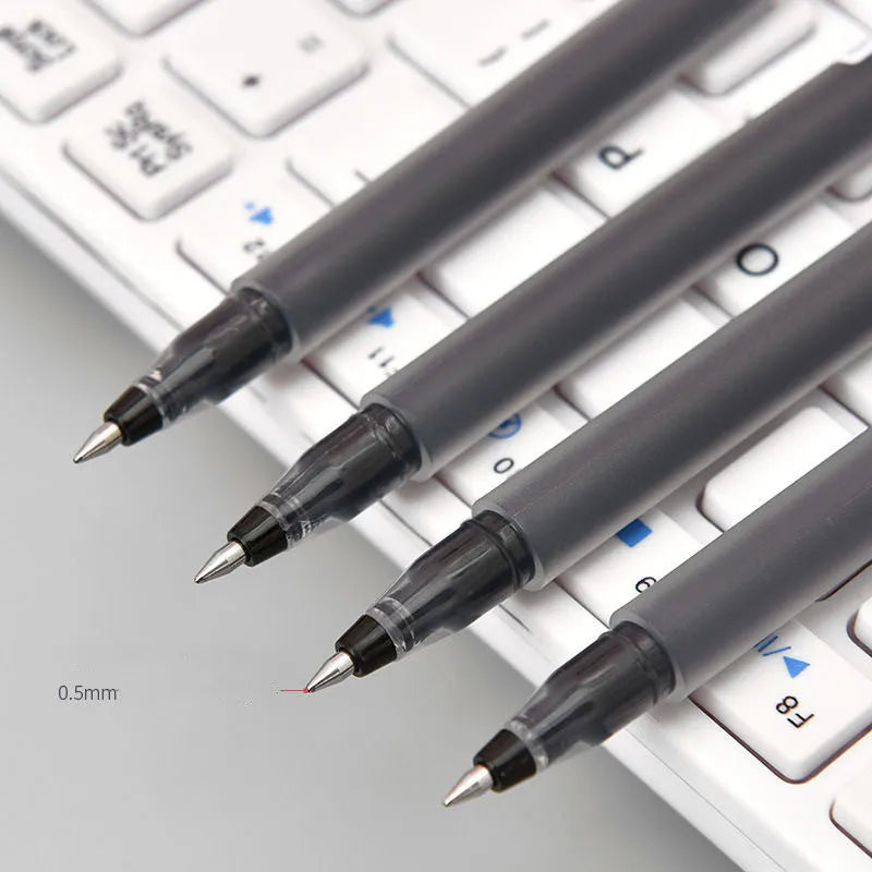 Xiaomi Giant Gel Pen with 0.5mm black tip, plastic body, black colour, on white background