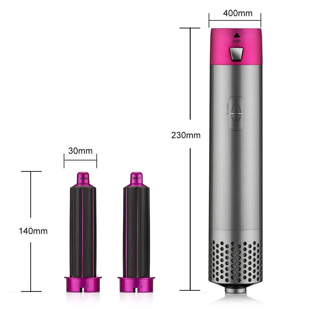 Men's and women's multifunctional hot air curling iron with constant temperature, available in multiple colours, on white background