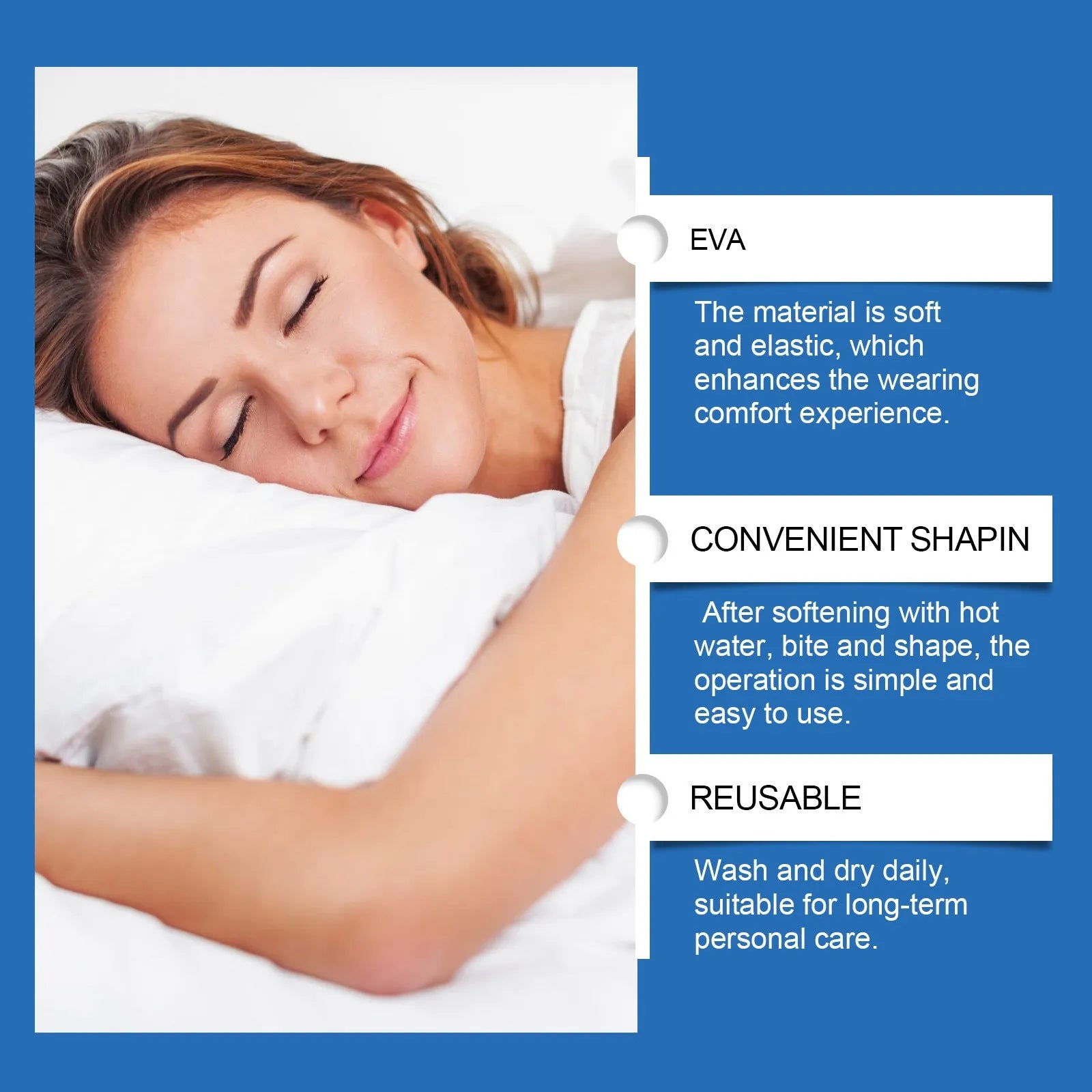Single-piece anti-snoring nasal dilator device for nighttime breathing support and snoring reduction
