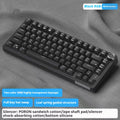 Wireless mechanical keyboard with RGB backlighting and hot-swappable switches in multiple colour options