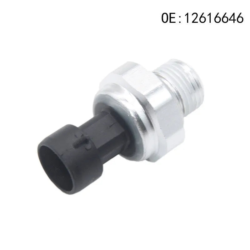 Silver metal fuel pressure sensor with model numbers 12616646 12677836 D1846A