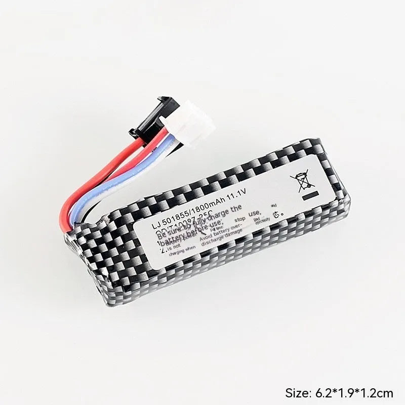Magazine feeding M4 AK lithium battery 11.1V lattice square for RC toy gun
