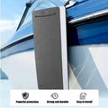 Blue and grey thickened EVA boat fender for shockproof marine docking protection.