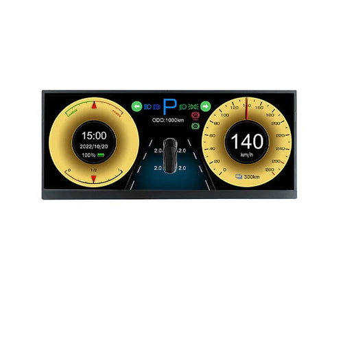 12.3-inch vehicle navigation display screen with HD resolution for car central control systems