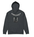 Hooded fleece-lined pullover sweater for business team uniforms in neutral colours