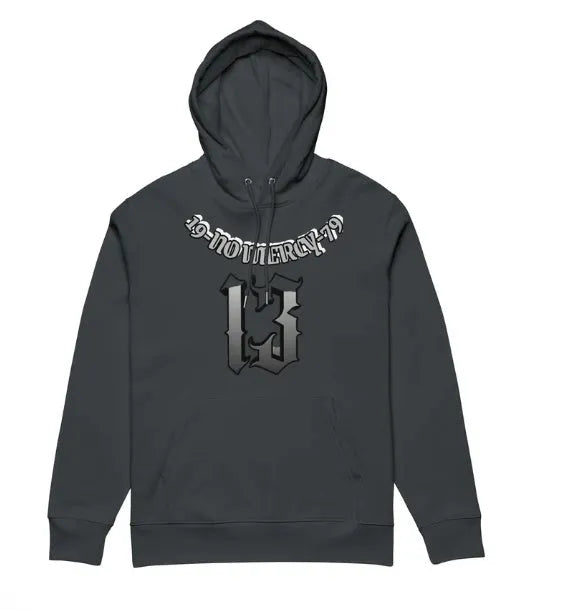 Hooded fleece-lined pullover sweater for business team uniforms in neutral colours