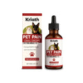 60ml bottle of pet pain oral drops for dogs and cats with herbal extracts and omega-3