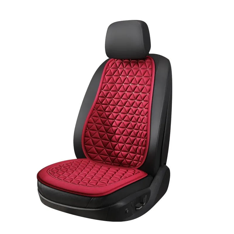 GM car seat cushion in MHS suspension wine red colour with flat sponge design