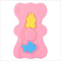 Baby bath mat in yellow, 4.7cm thick polyurethane sponge non-slip design