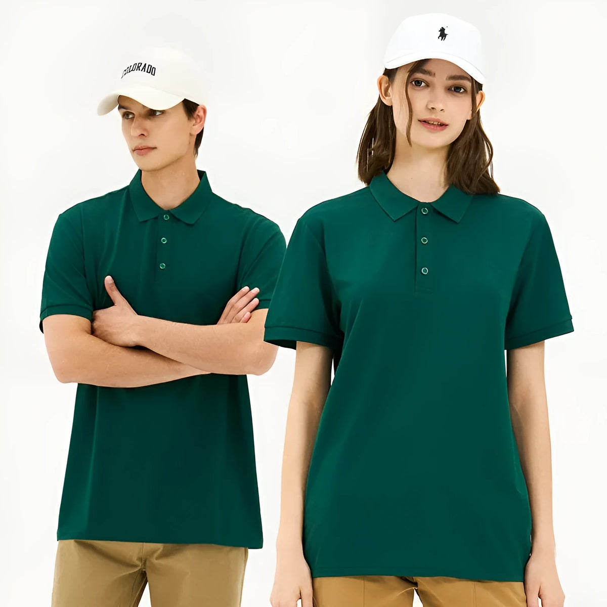 7A antibacterial business lapel polo shirt short sleeve in black for office commute