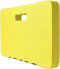 Blue plastic garden kneeler mat for kneeling while gardening