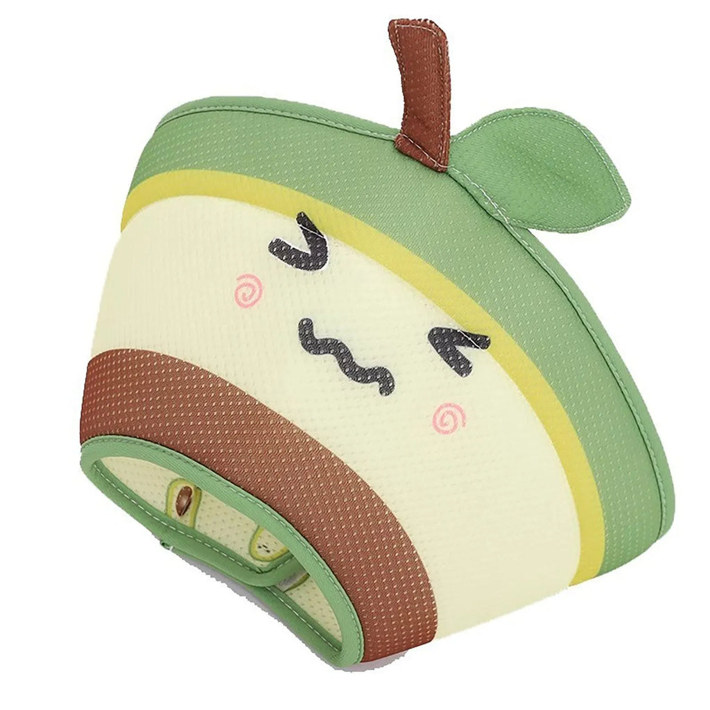 Soft EPE foam cat recovery cone collar with adjustable strap and folding edges
