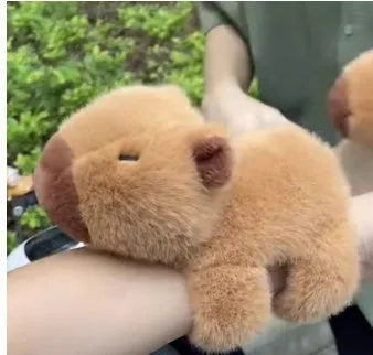 Capabala cute capybara earphone case for AirPods with hanging accessories and pop ring