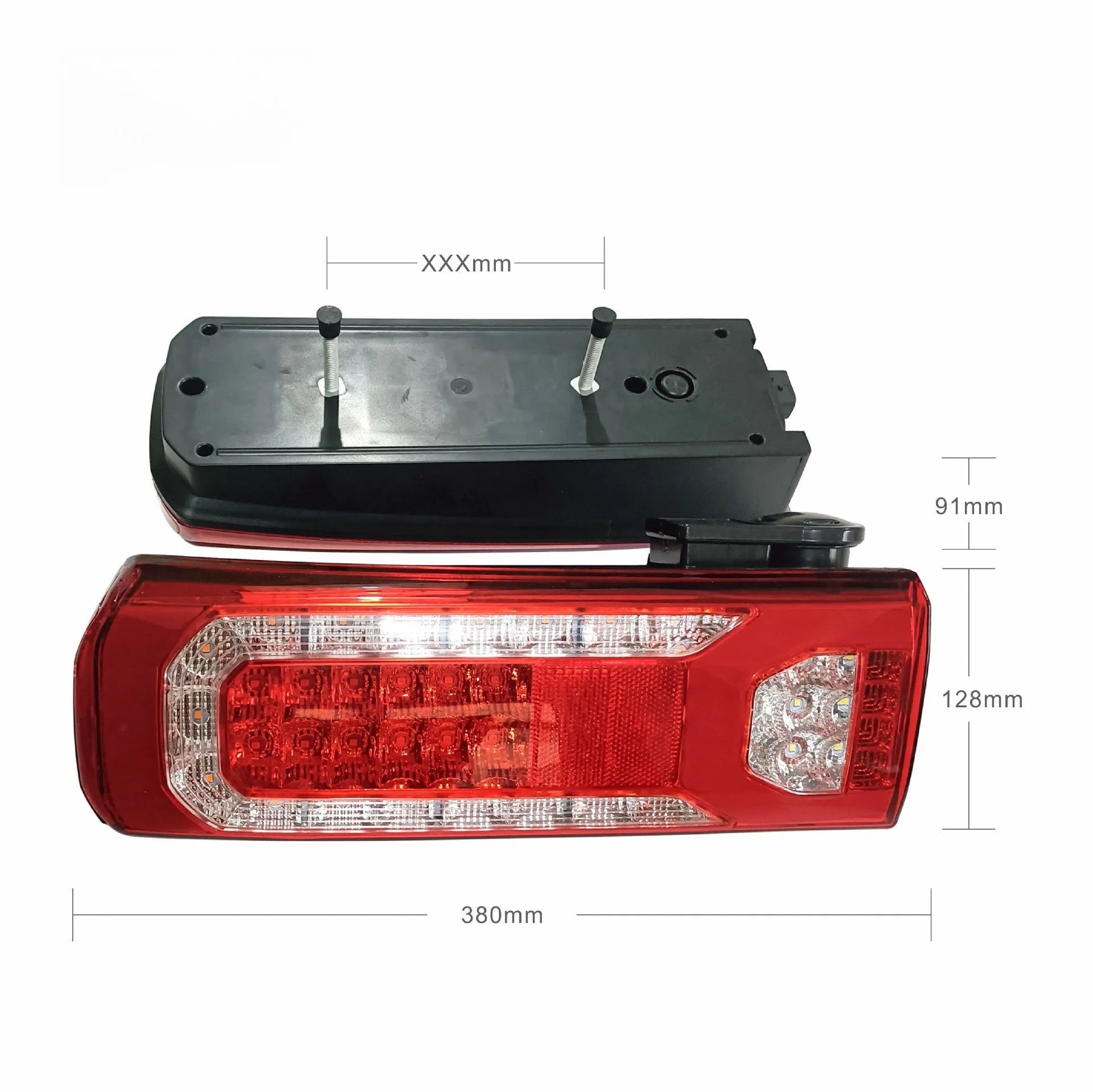 Mercedes-Benz MP4 MP5 heavy truck 24V LED running water rear lamp assembly