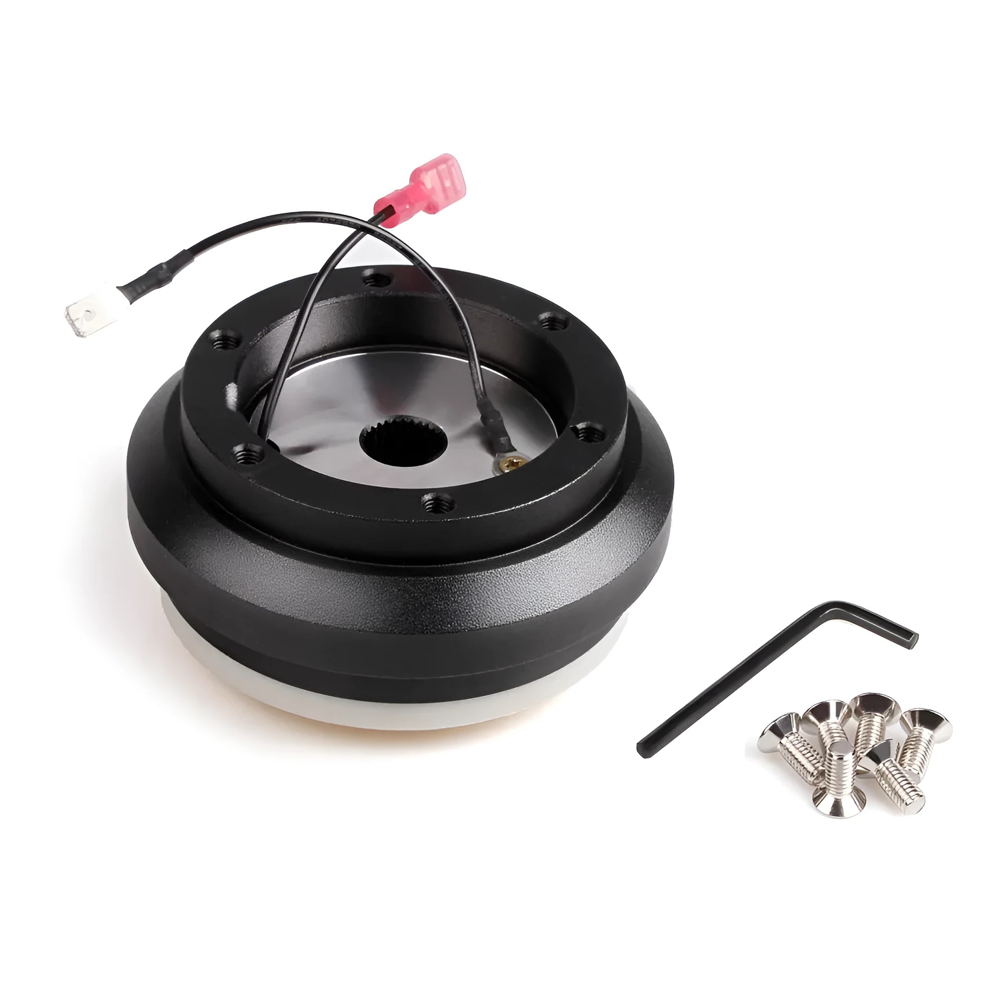 Black steering wheel hub adapter for Honda Civic EK130H and EG110H car modification