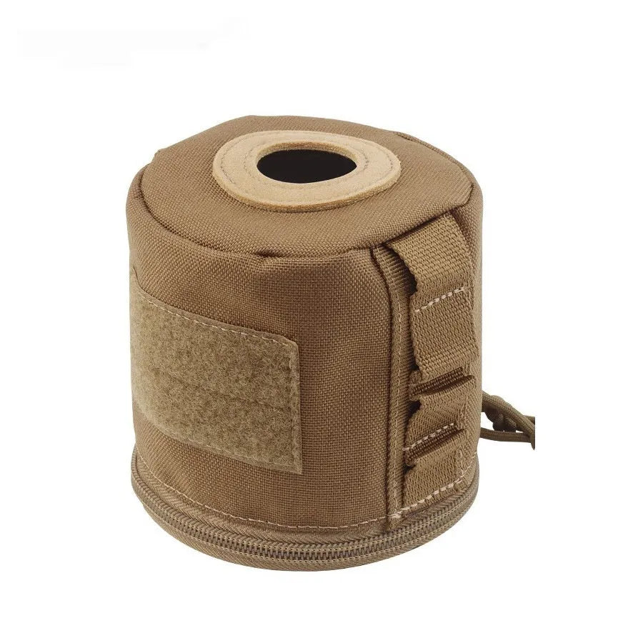 Outdoor nylon ditty bag in multiple colours for waist or backpack attachment during hiking.