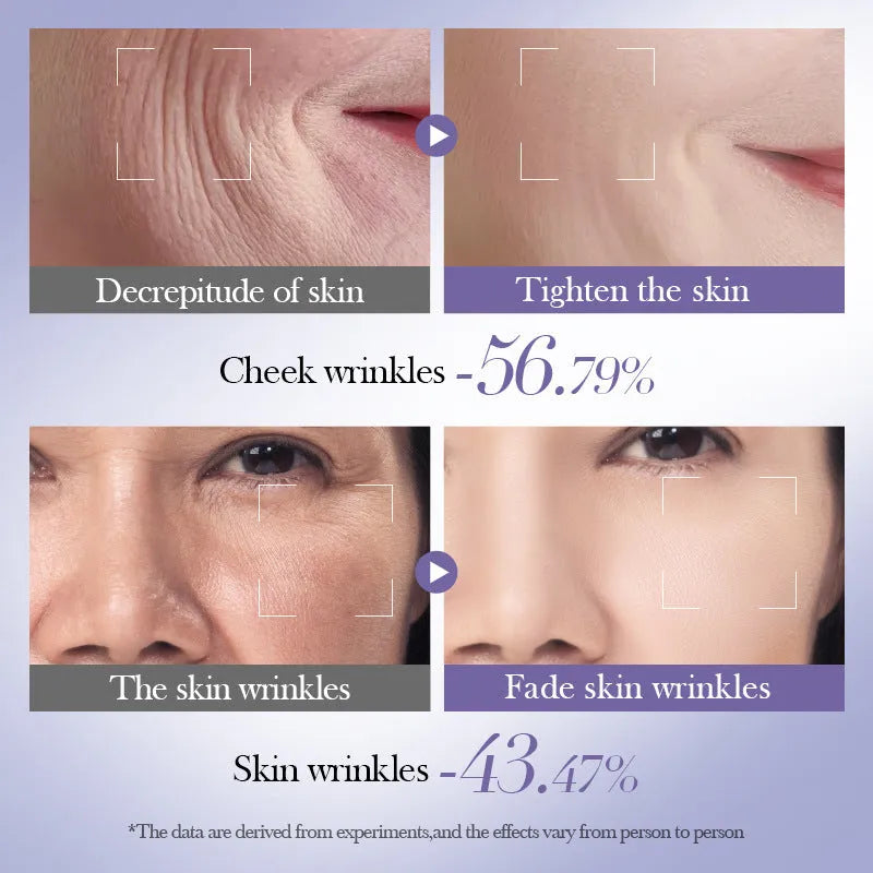 BIOAOUA Bioaqua retinol anti-wrinkle firming high moisturising 6-piece facial care gift box with six products on display