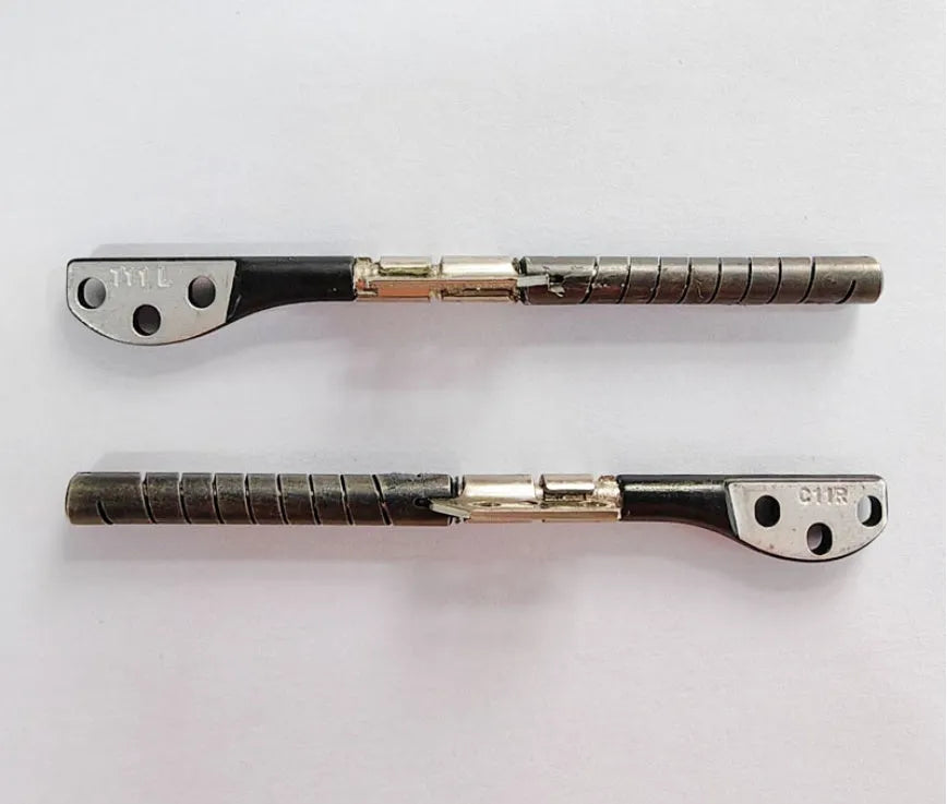 Pair of A1286 replacement screen spindles for MacBook Pro 15-inch laptop repair.