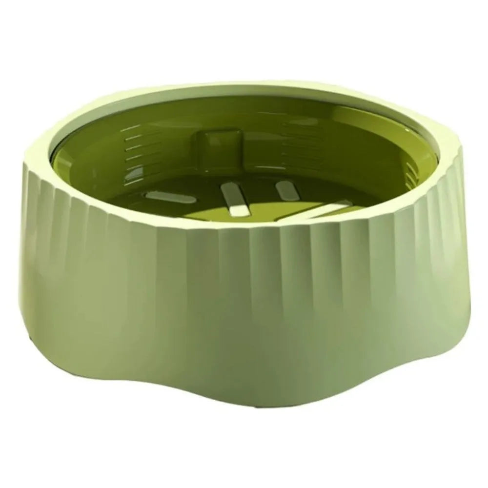 PP slow feeding bowl for cats and dogs in blue green pink white colours