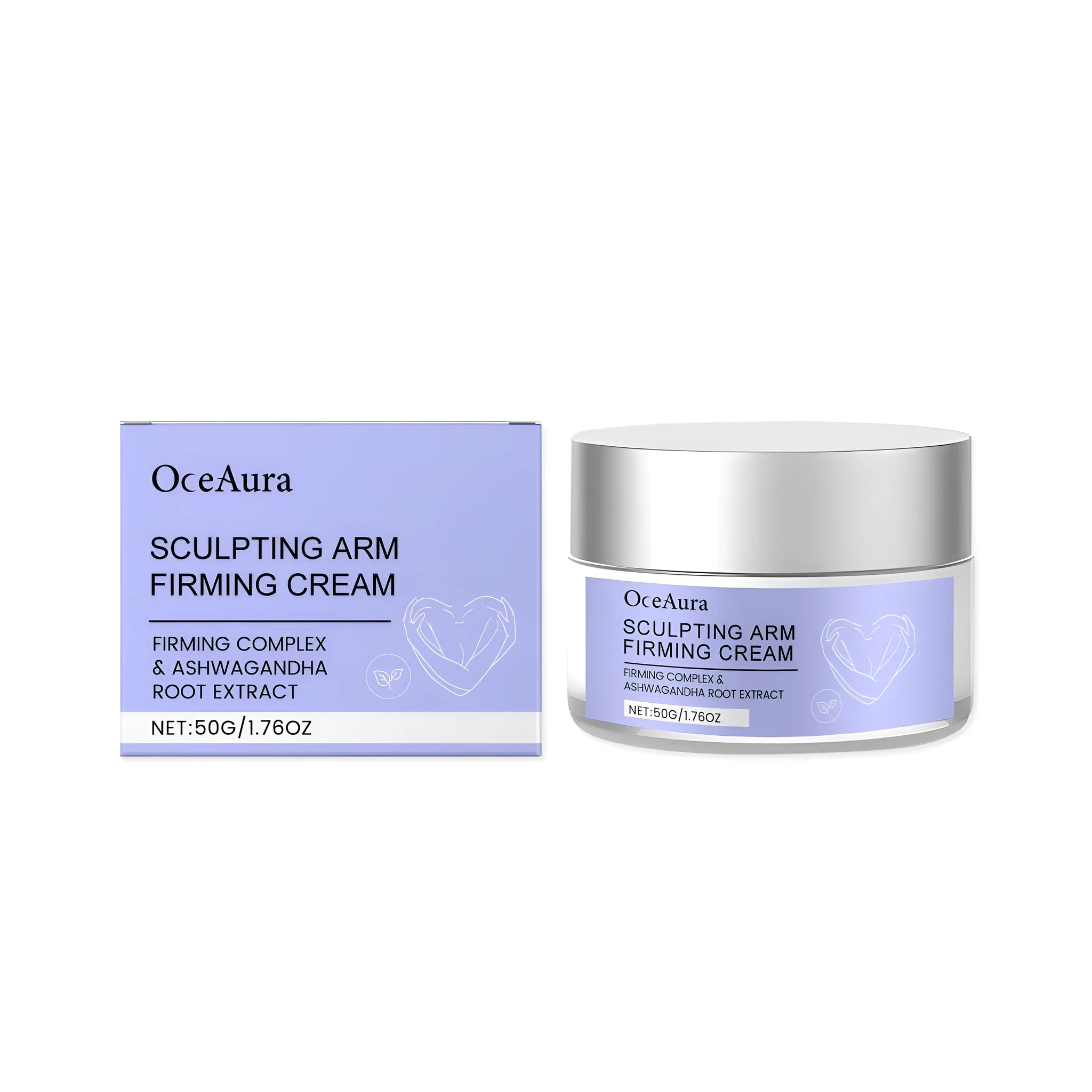 Moisturising and firming cream 50g jar with hyaluronic acid and retinol for face